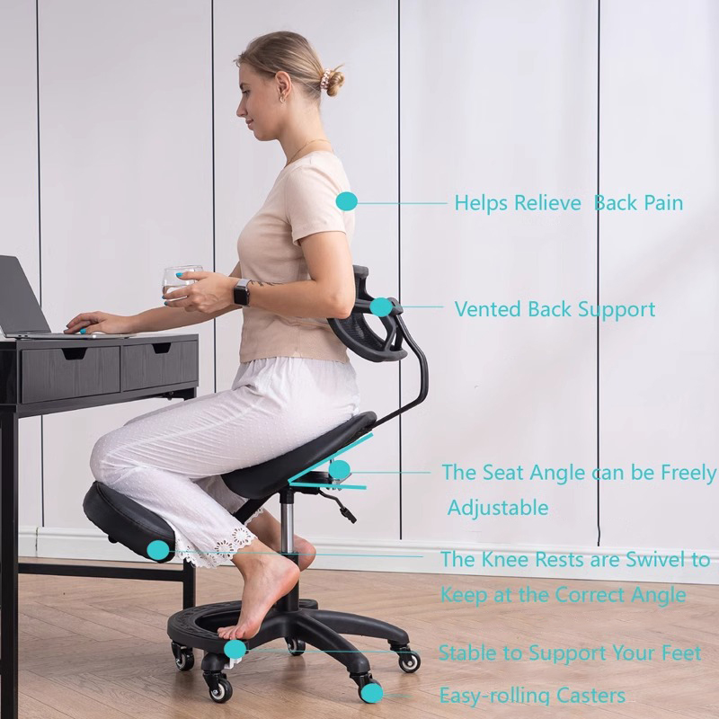 Home Improvement Books - Ergonomic Kneeling Chair Stool Home Office