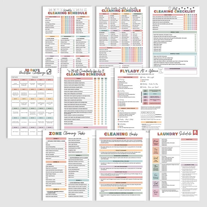 Household Cleaning Schedule Cl - Home Improvement Books review and price