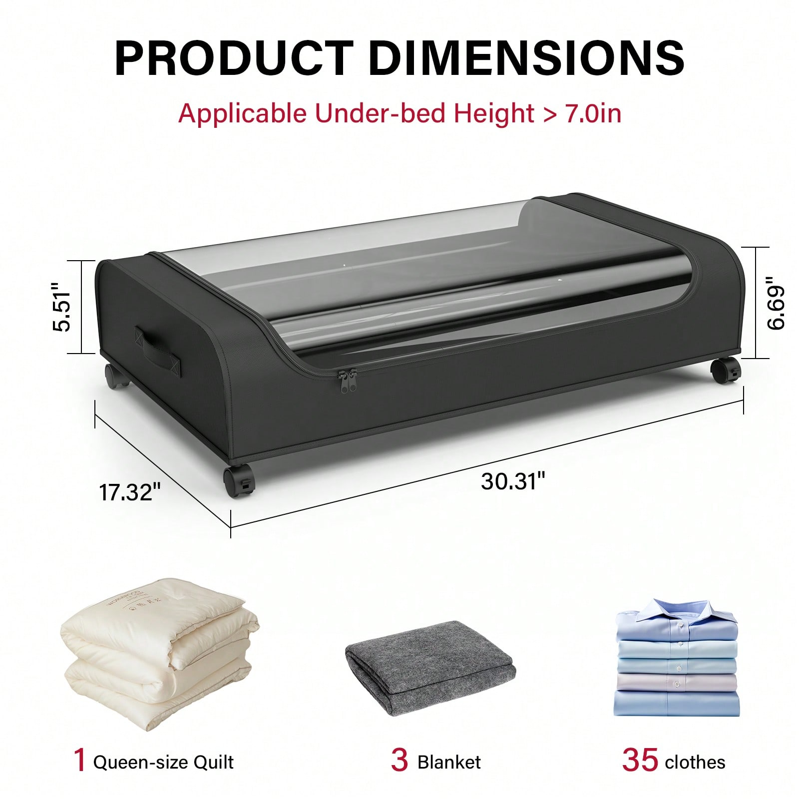 Underbed Storage Organizer Wit - Cabinet Handle Pull review and price